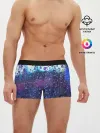 Мужские трусы боксеры / Капли на стекле макро