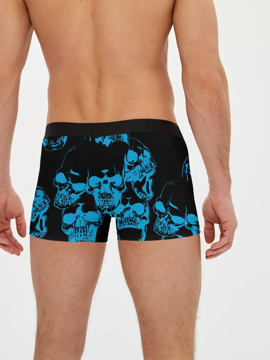 Мужские трусы боксеры / Ора Муда синие черепа