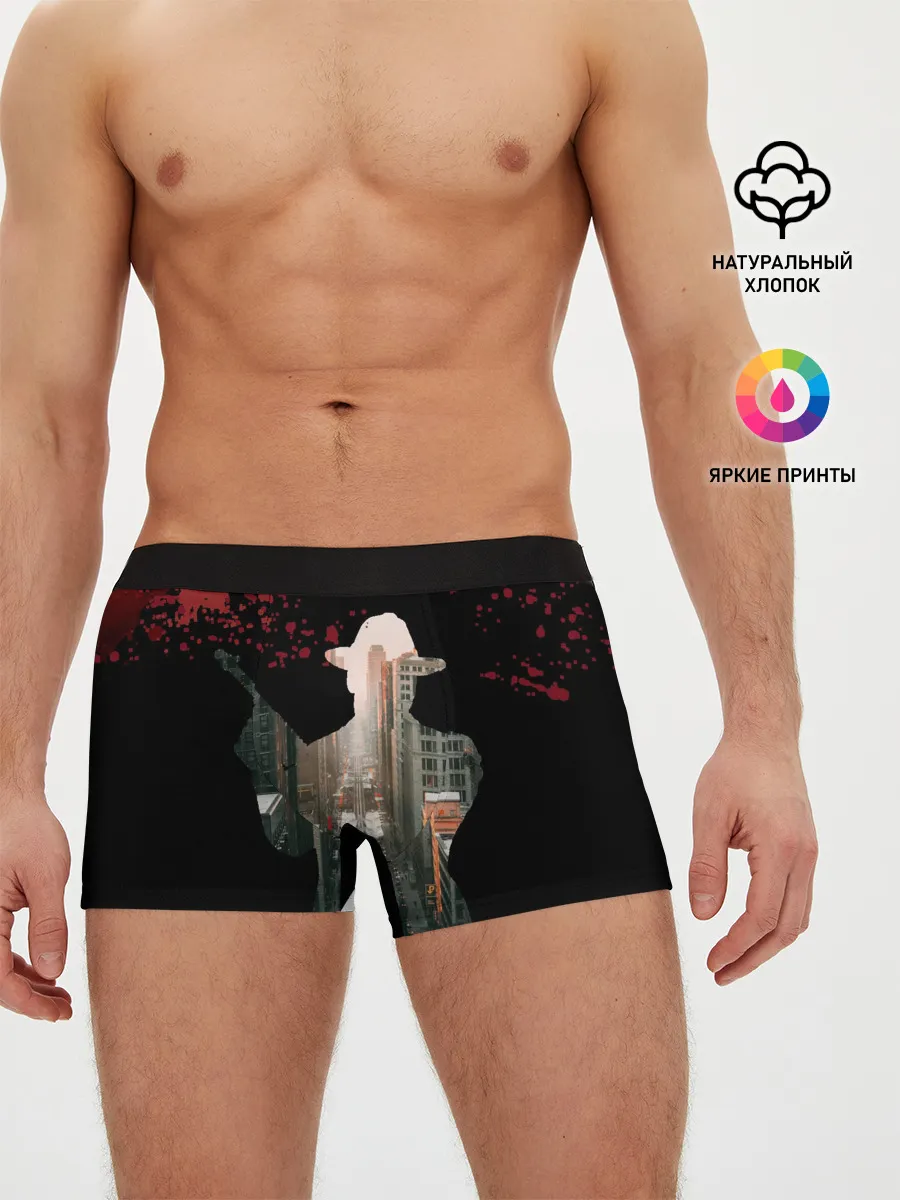 Мужские трусы боксеры / Гангстер 3