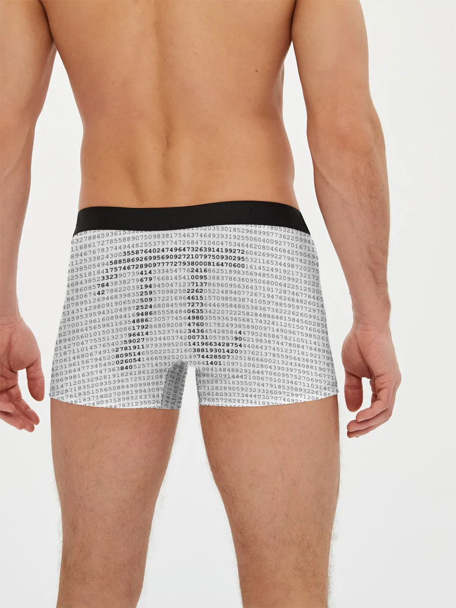 Мужские трусы боксеры / Число пи