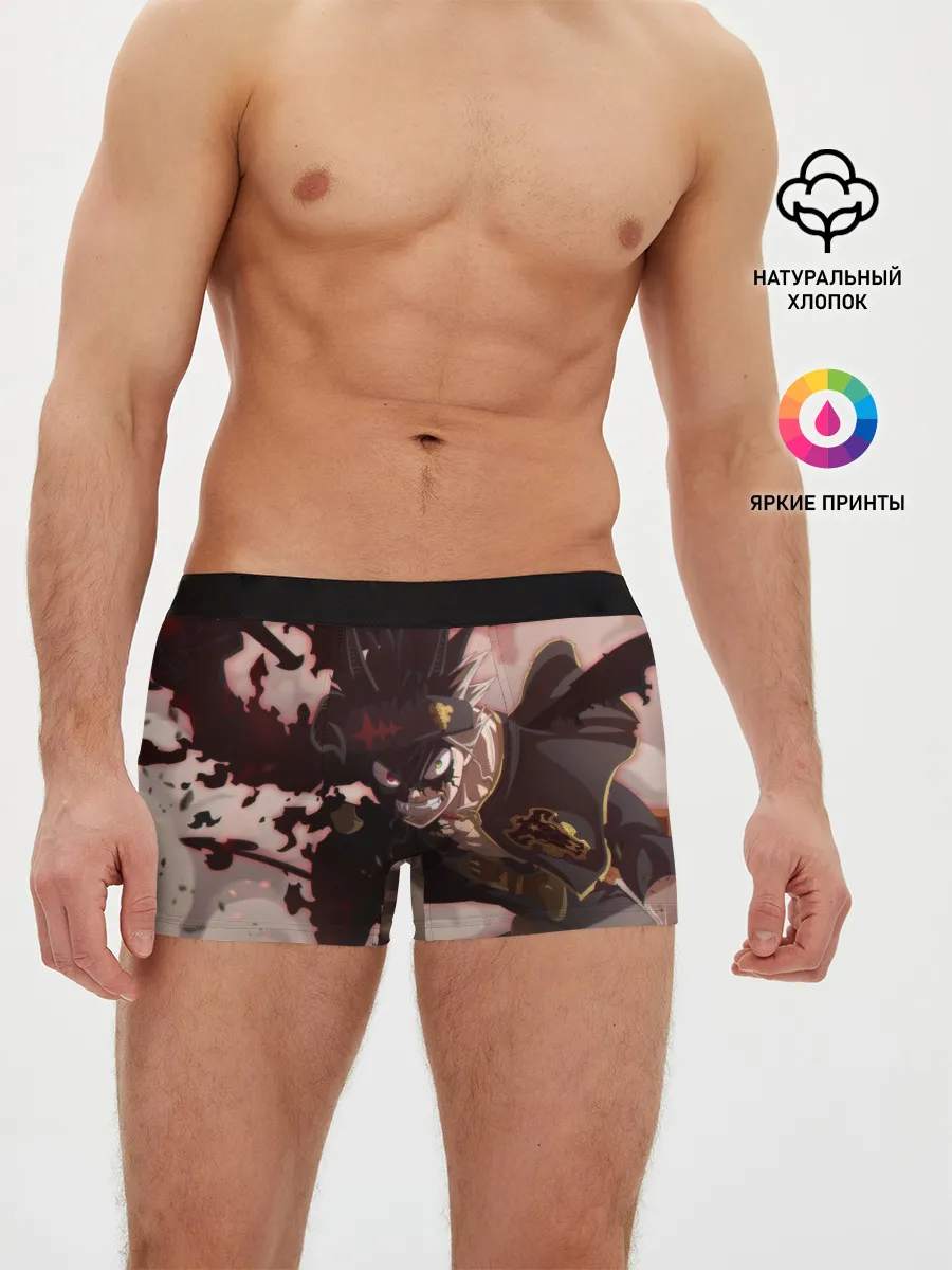 Мужские трусы боксеры / Астер в боевой позе