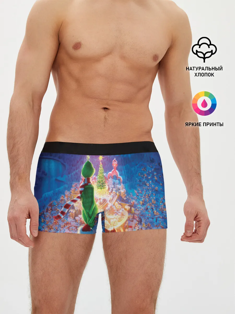 Мужские трусы боксеры / Гринч похититель Рождества