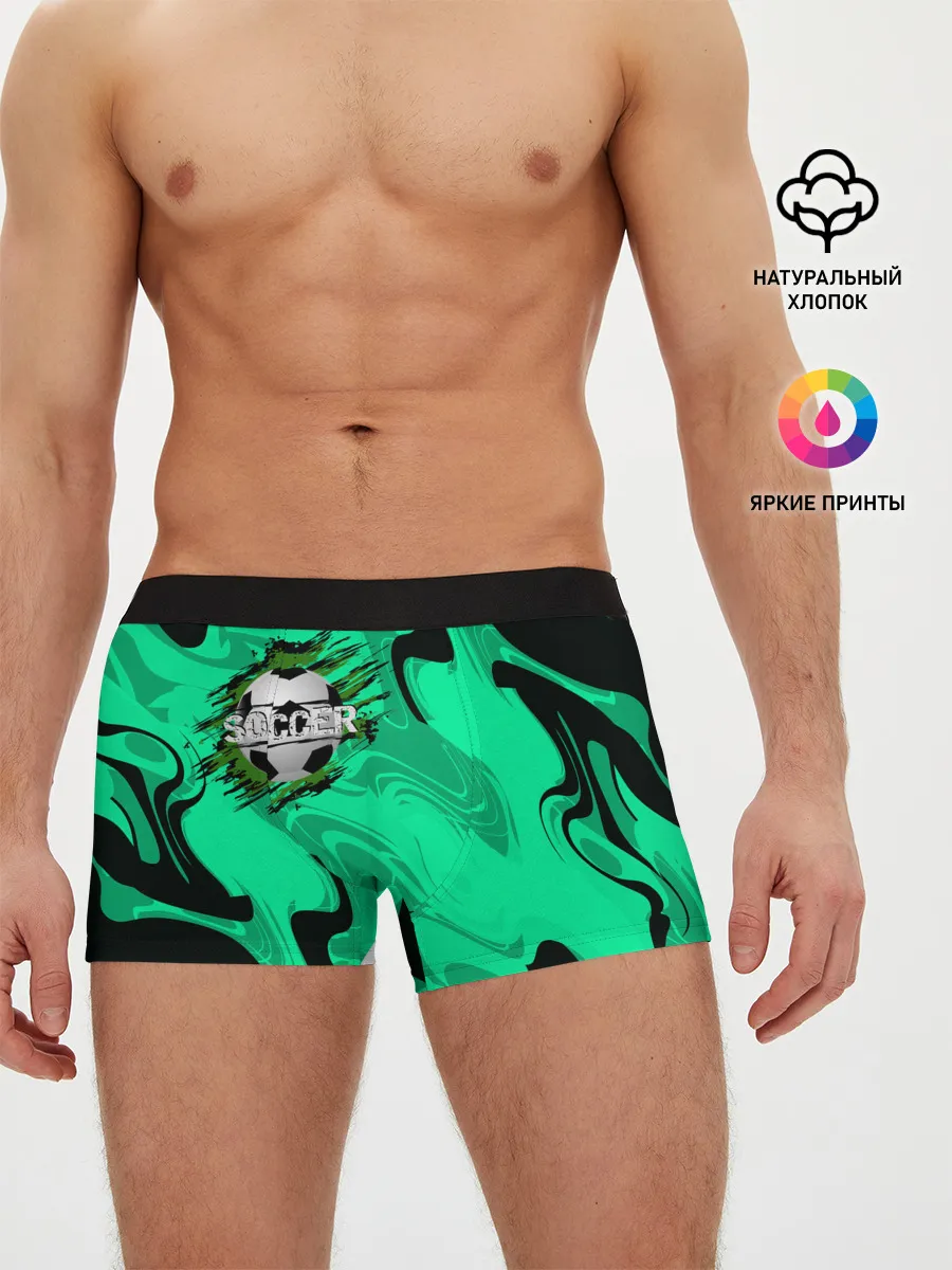 Мужские трусы боксеры / Soccer