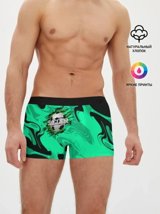 Мужские трусы боксеры / Soccer