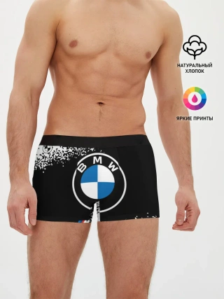 Мужские трусы боксеры / BMW / БМВ