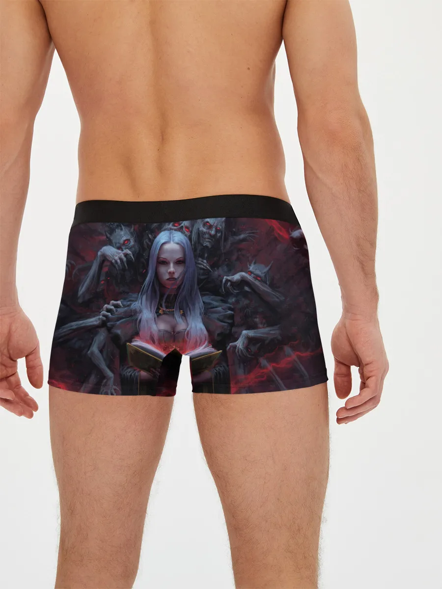 Мужские трусы боксеры / Demonic book