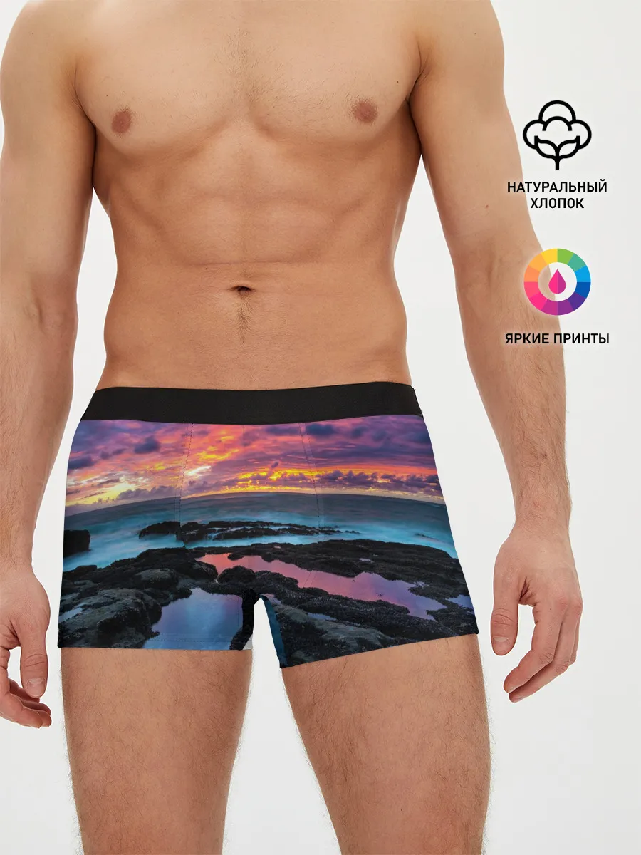 Мужские трусы боксеры / Закат