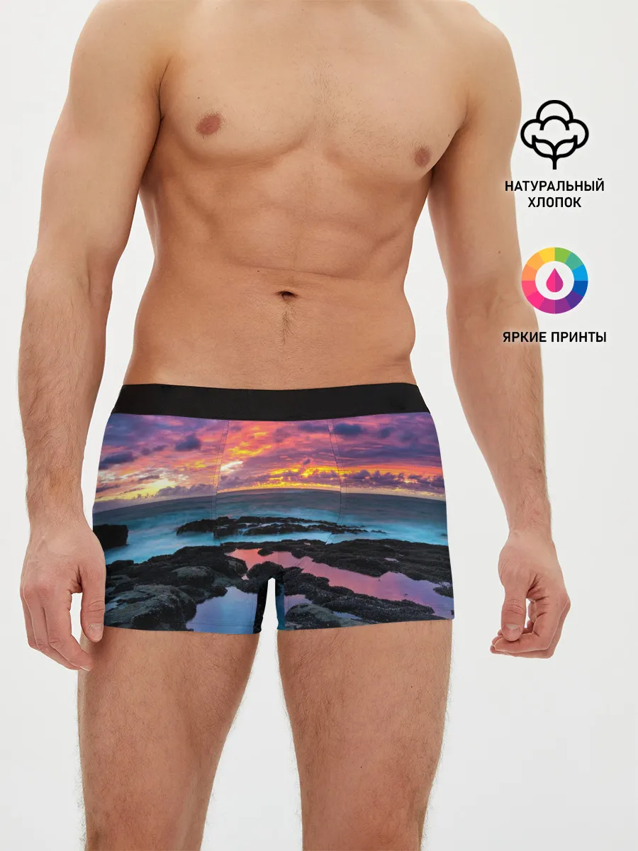 Мужские трусы боксеры / Закат