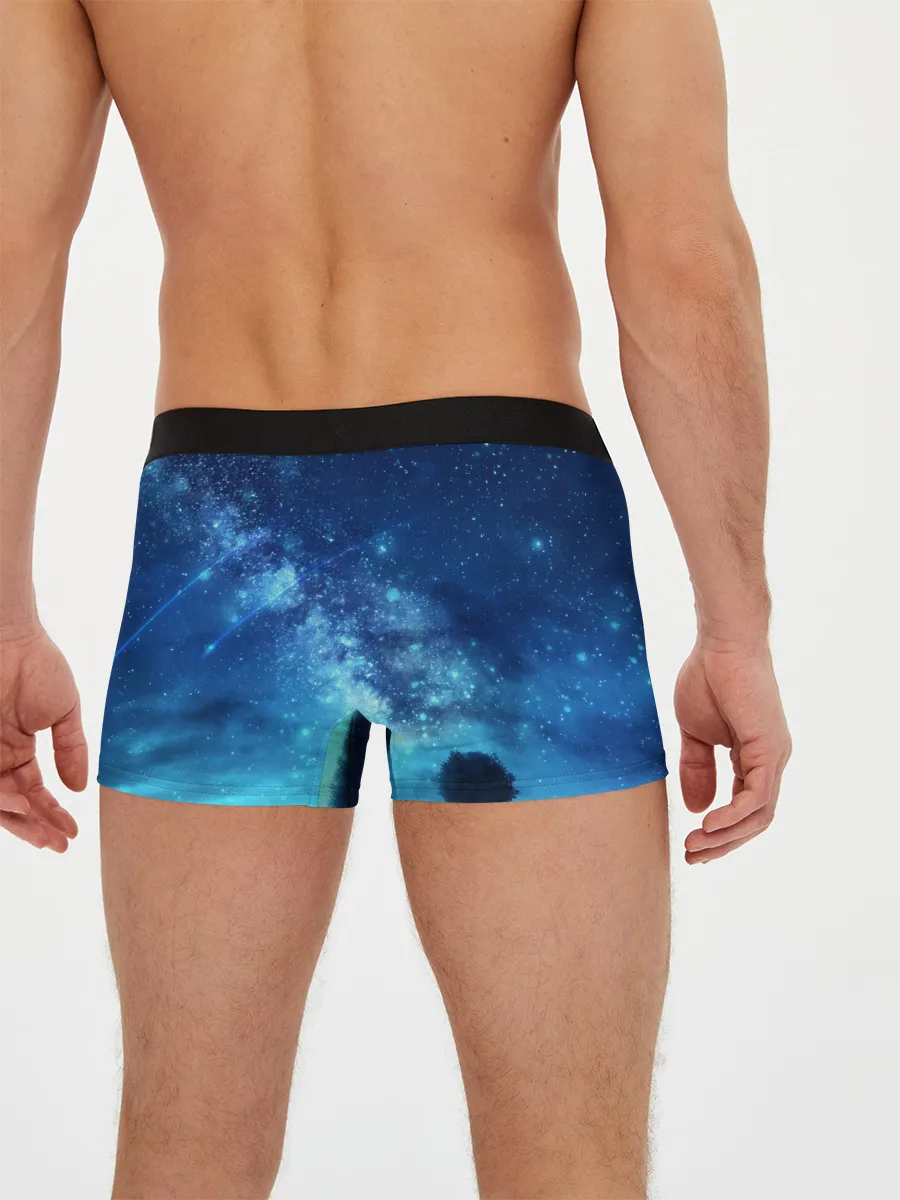 Мужские трусы боксеры / Синяя Небо