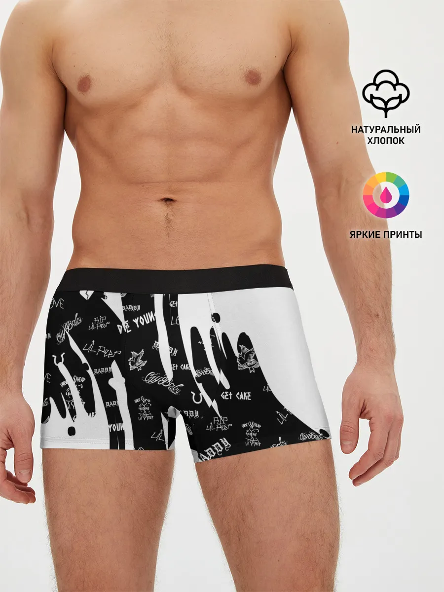 Мужские трусы боксеры / Lil Peep