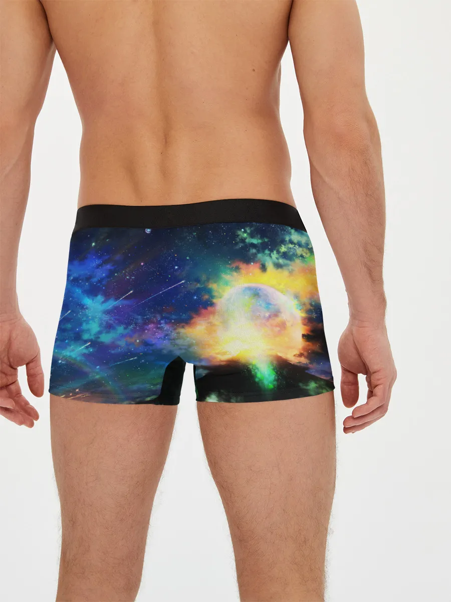 Мужские трусы боксеры / Космические краски