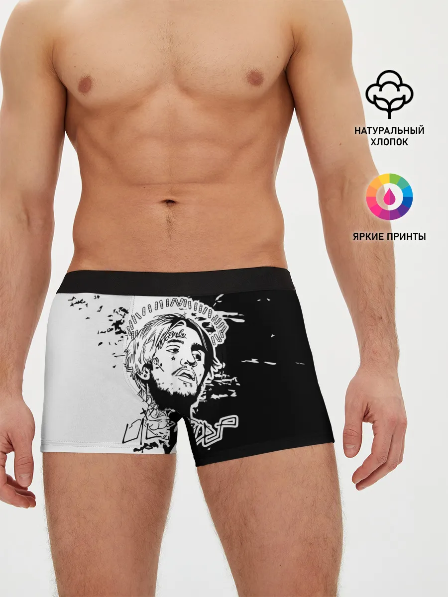 Мужские трусы боксеры / Lil Peep
