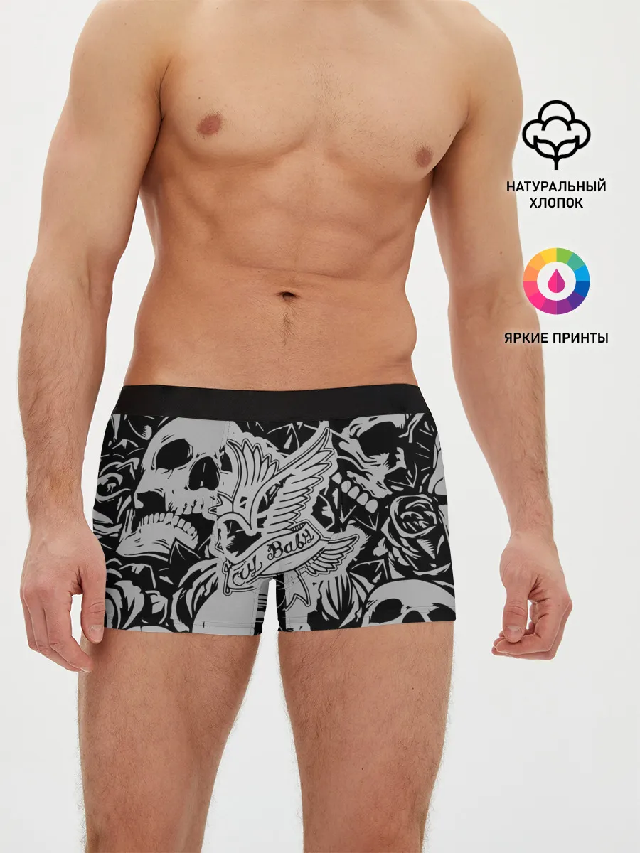 Мужские трусы боксеры / Lil Peep