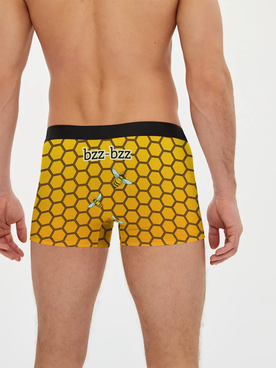 Мужские трусы боксеры / Сладкий мёд
