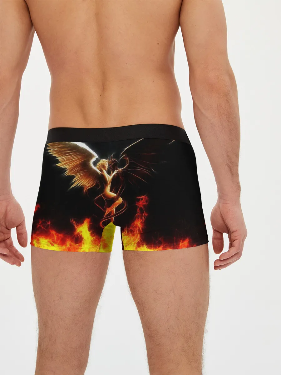 Мужские трусы боксеры / Angel and demon