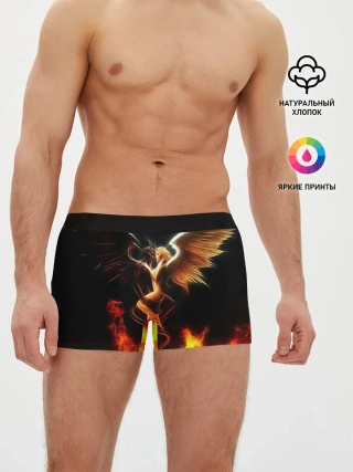 Мужские трусы боксеры / Angel and demon