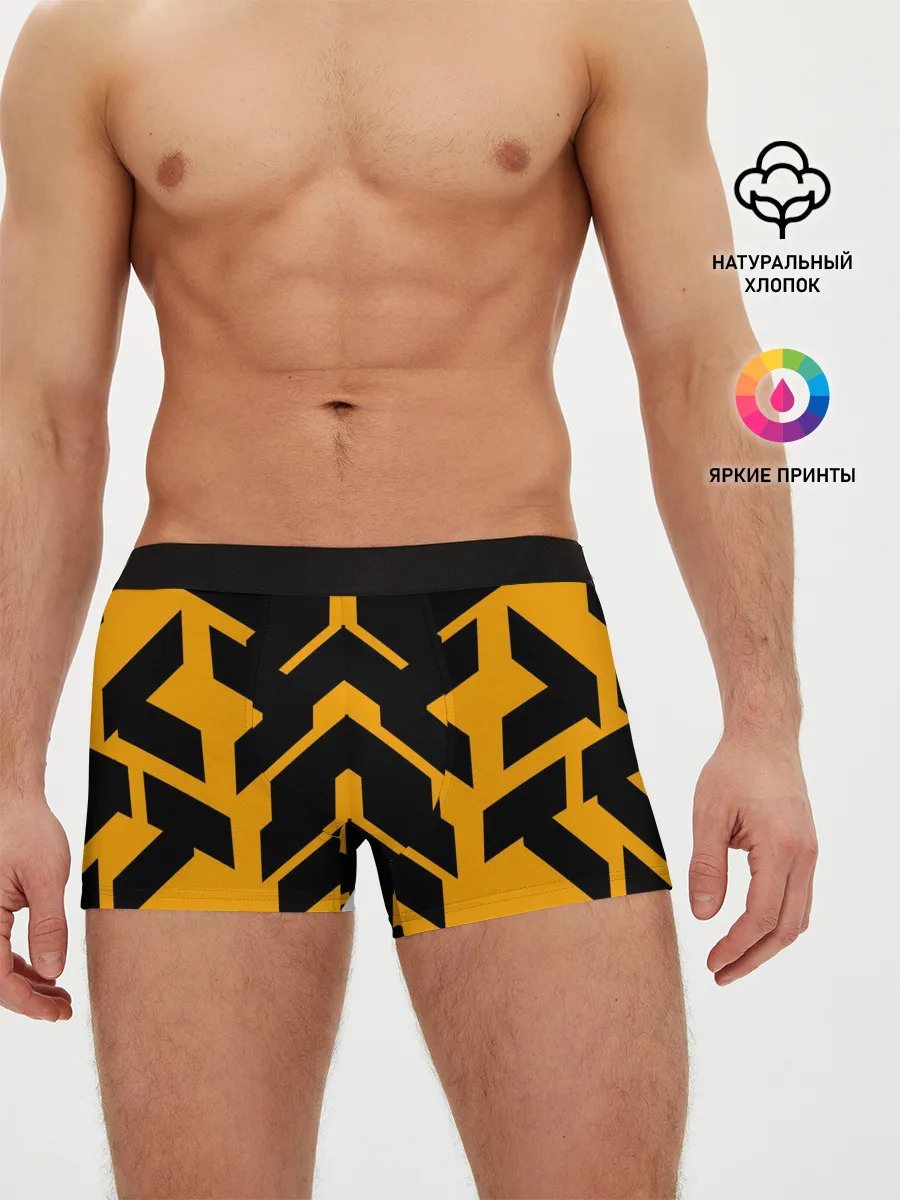 Мужские трусы боксеры / геометрия концепт