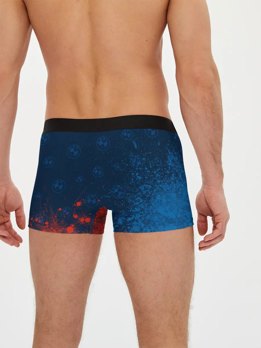 Мужские трусы боксеры / BMW / БМВ