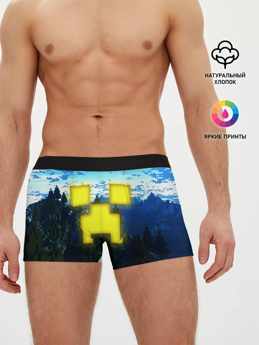 Мужские трусы боксеры / Minecraft / Майнкрафт