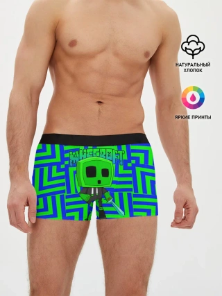Мужские трусы боксеры / Minecraft | Creeper