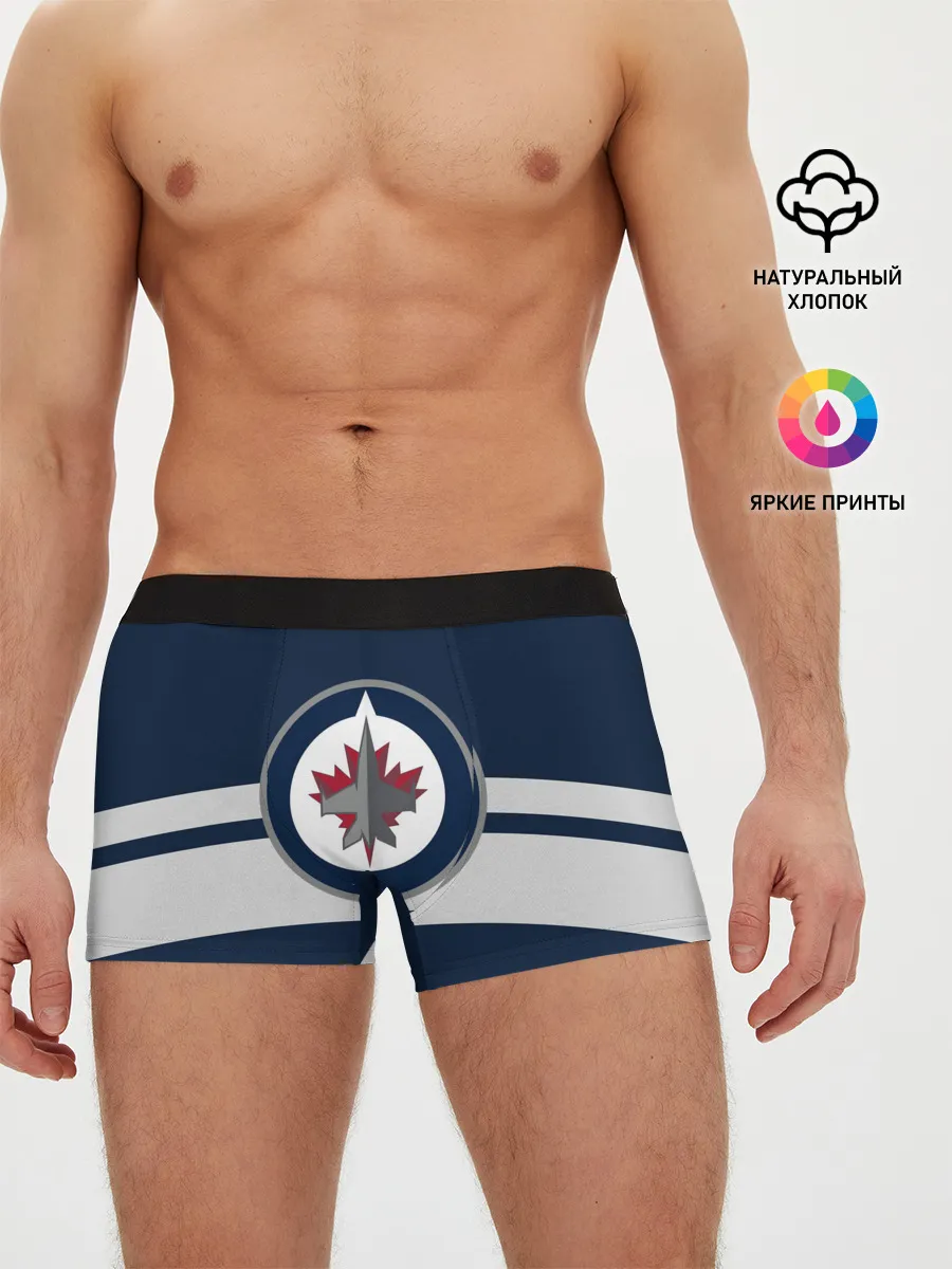 Мужские трусы боксеры / ВИННИПЕГ ДЖЕТС НХЛ