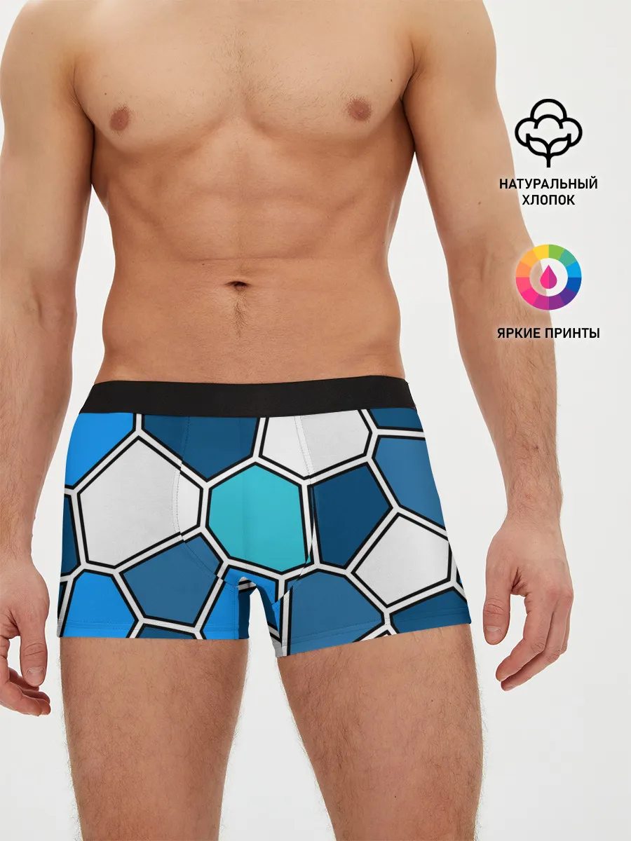 Мужские трусы боксеры / Ледяной витраж