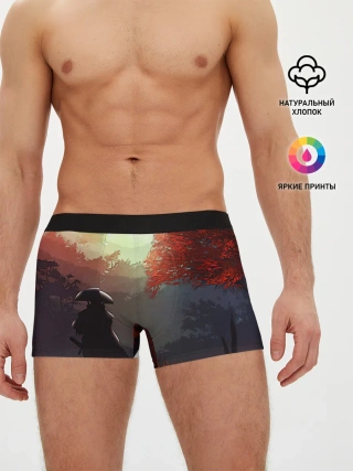 Мужские трусы боксеры / Самурай