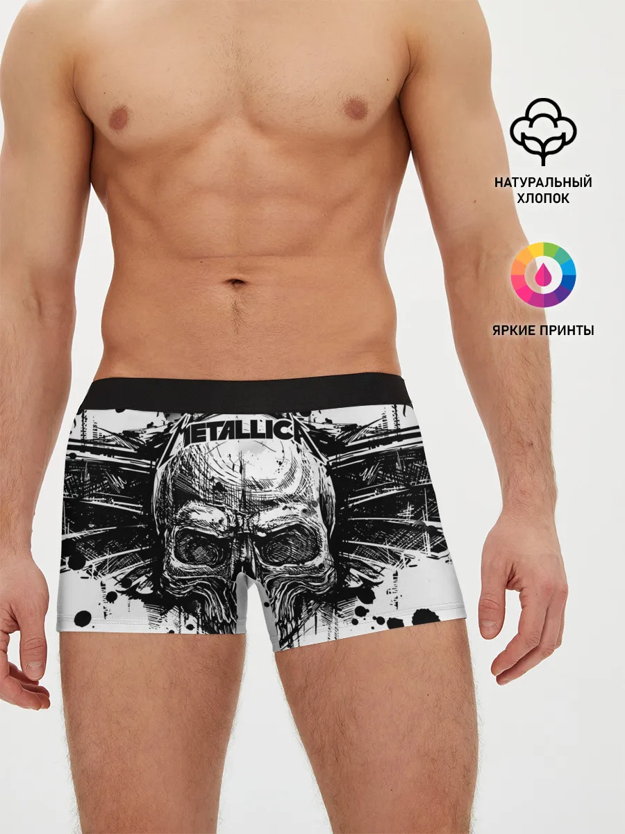 Мужские трусы боксеры / Metallica