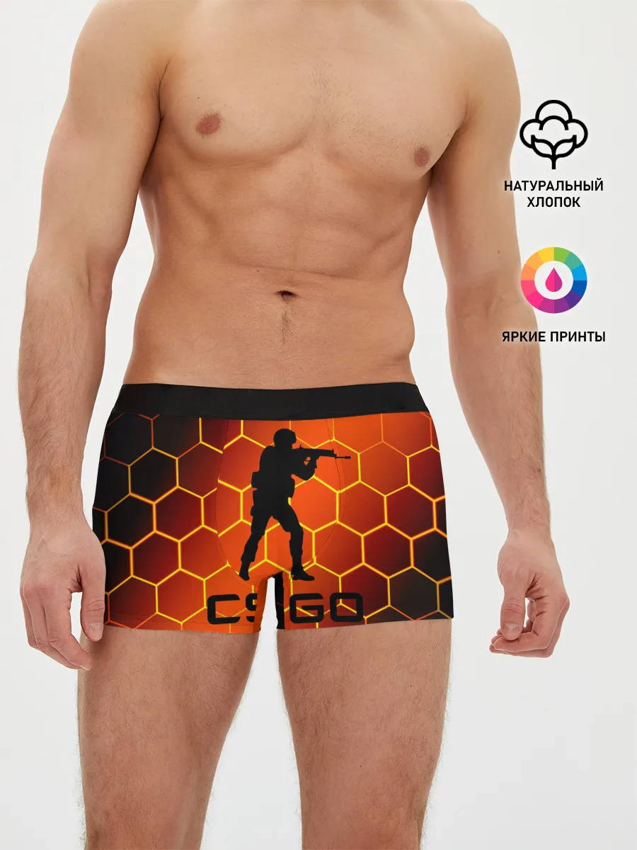 Мужские трусы боксеры / CS GO | КС ГО