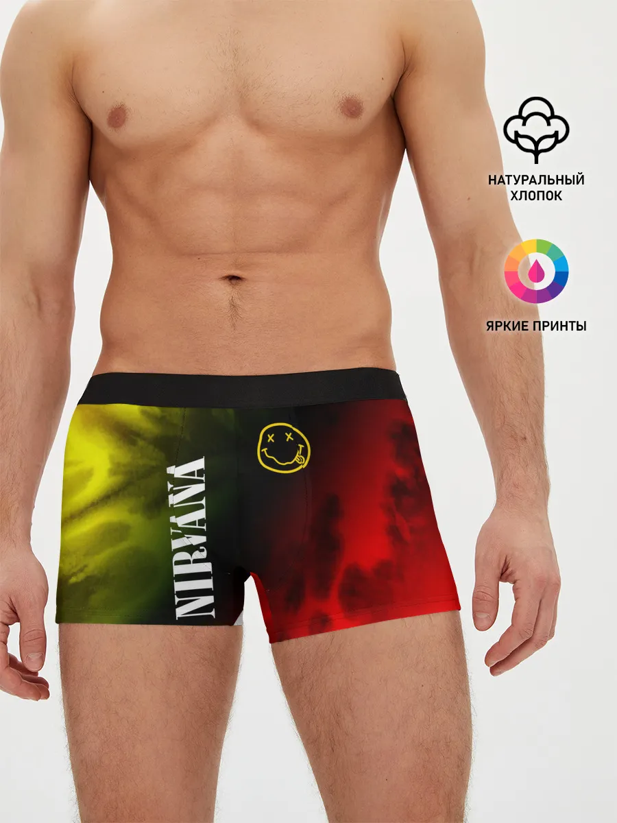 Мужские трусы боксеры / NIRVANA / НИРВАНА