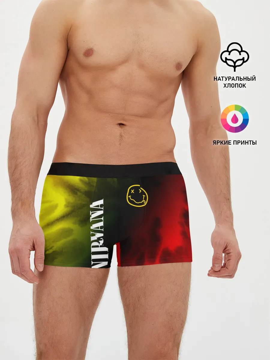 Мужские трусы боксеры / NIRVANA / НИРВАНА