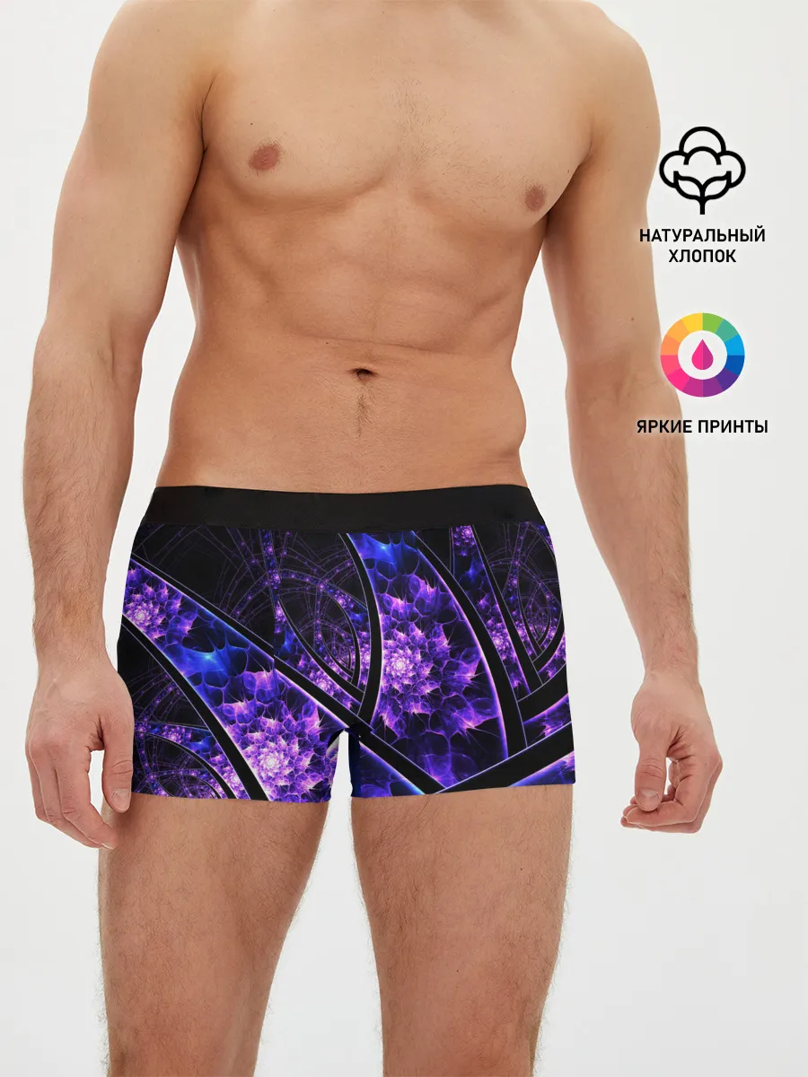 Мужские трусы боксеры / Фрактал линии