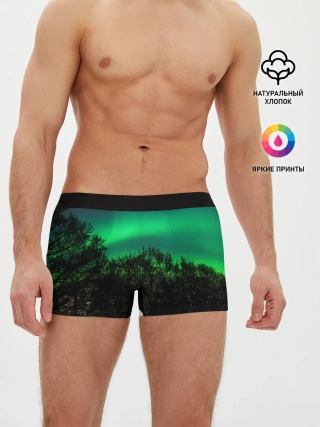 Мужские трусы боксеры / Северное сияние