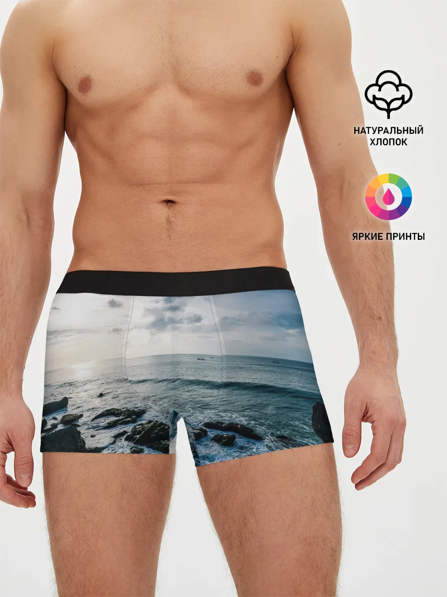 Мужские трусы боксеры / Море