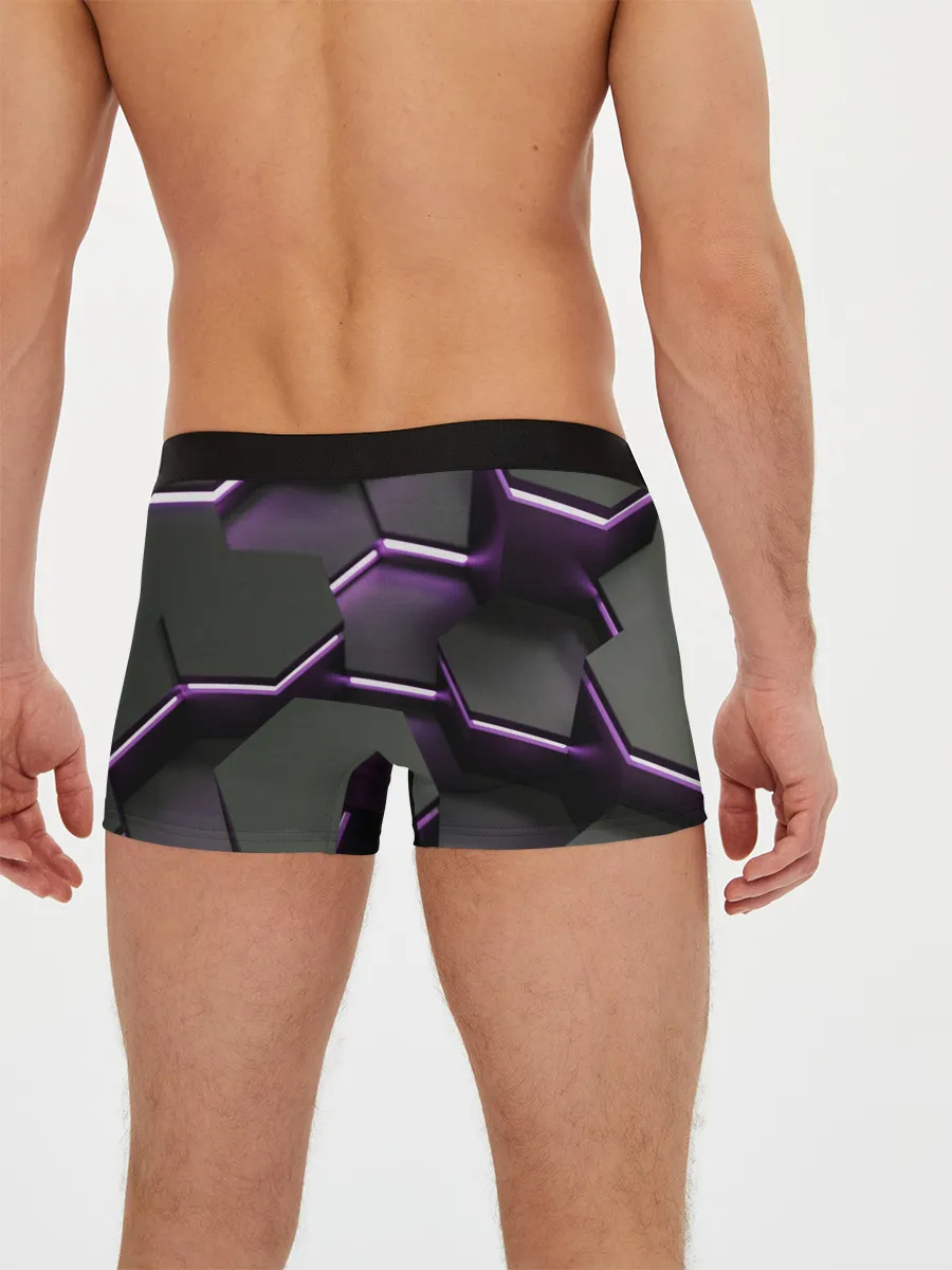 Мужские трусы боксеры / Neon light