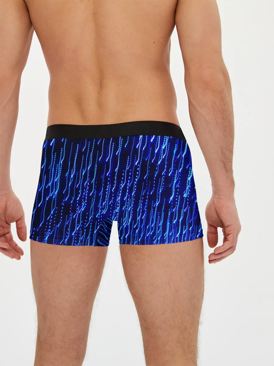 Мужские трусы боксеры / Neon rain