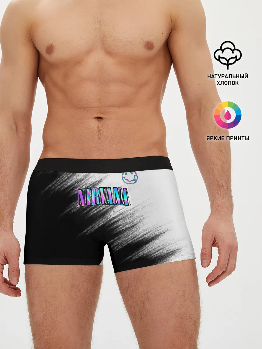 Мужские трусы боксеры / nirvana