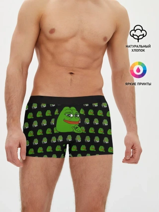 Мужские трусы боксеры / Frog Pepe