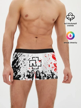 Мужские трусы боксеры / RAMMSTEIN