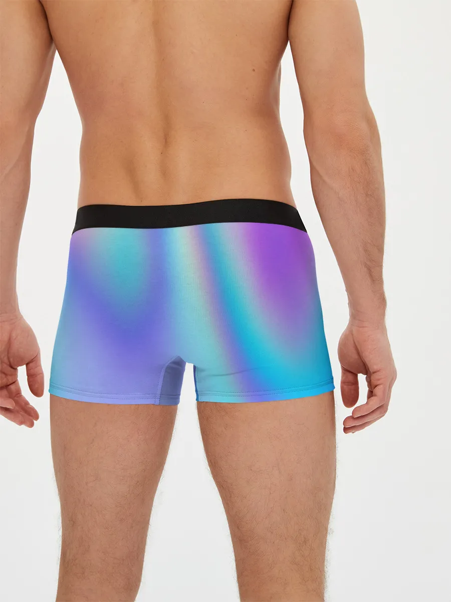 Мужские трусы боксеры / СИЯЙ