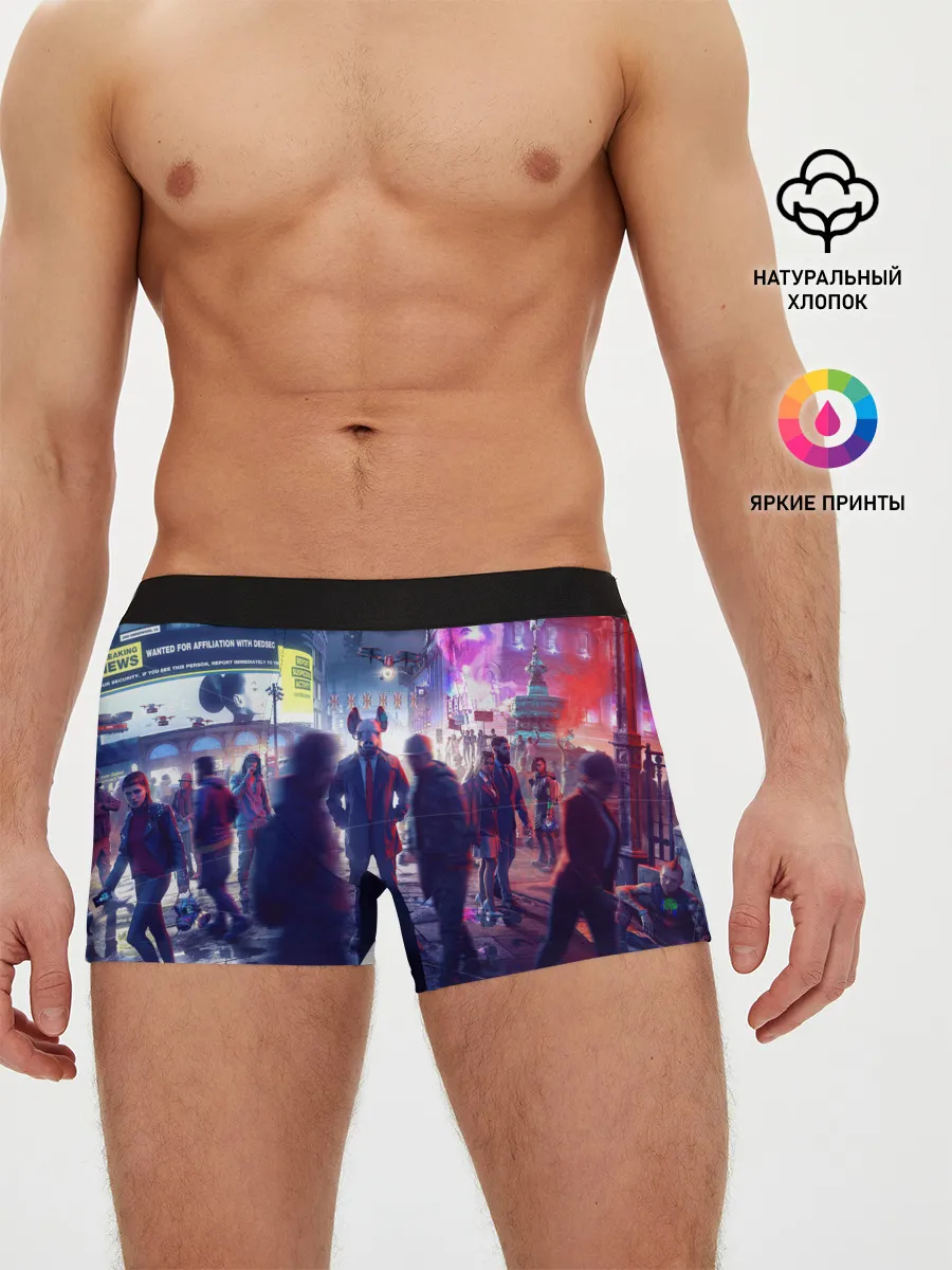 Мужские трусы боксеры / Маска Watch dogs