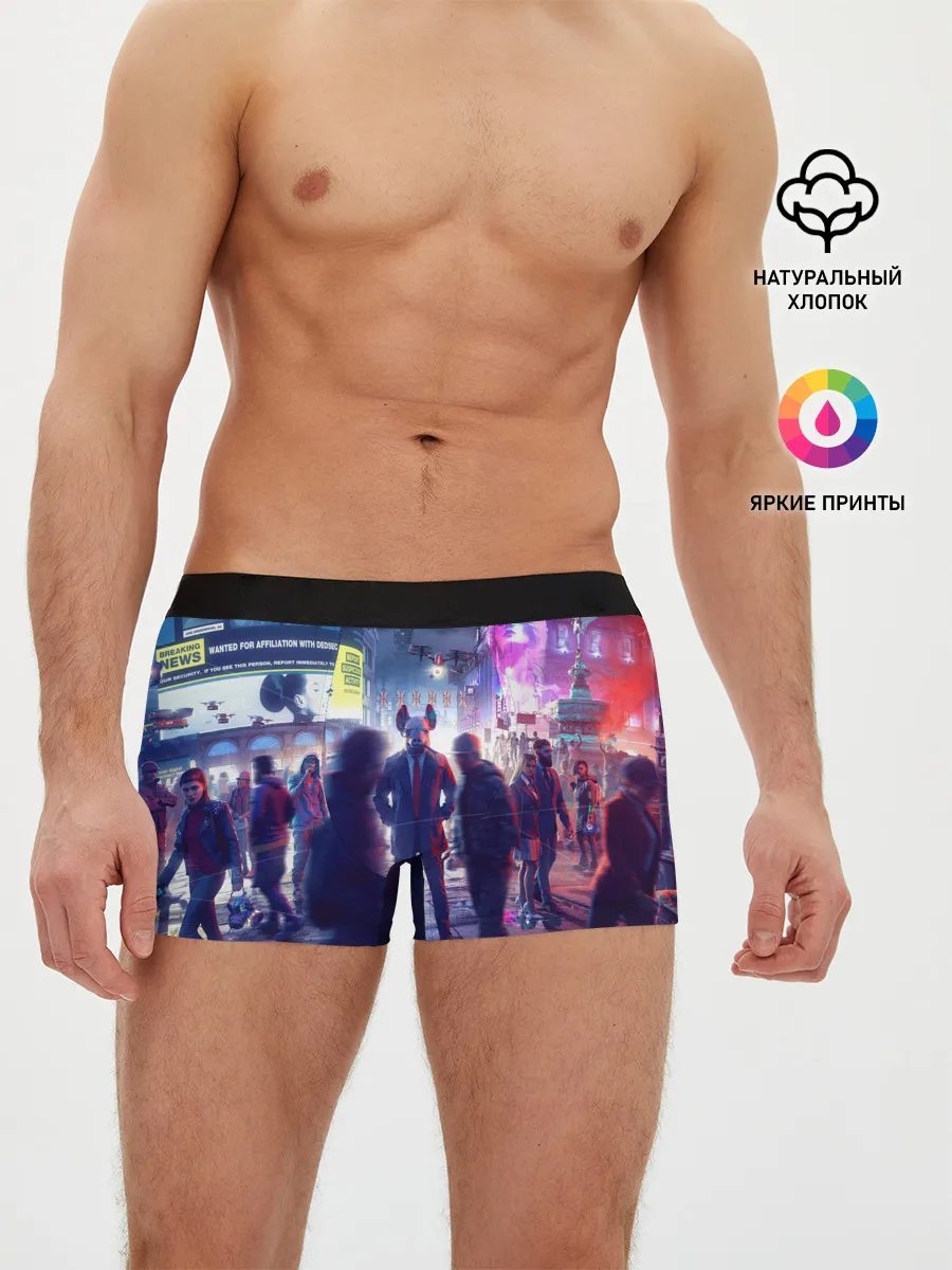 Мужские трусы боксеры / Маска Watch dogs