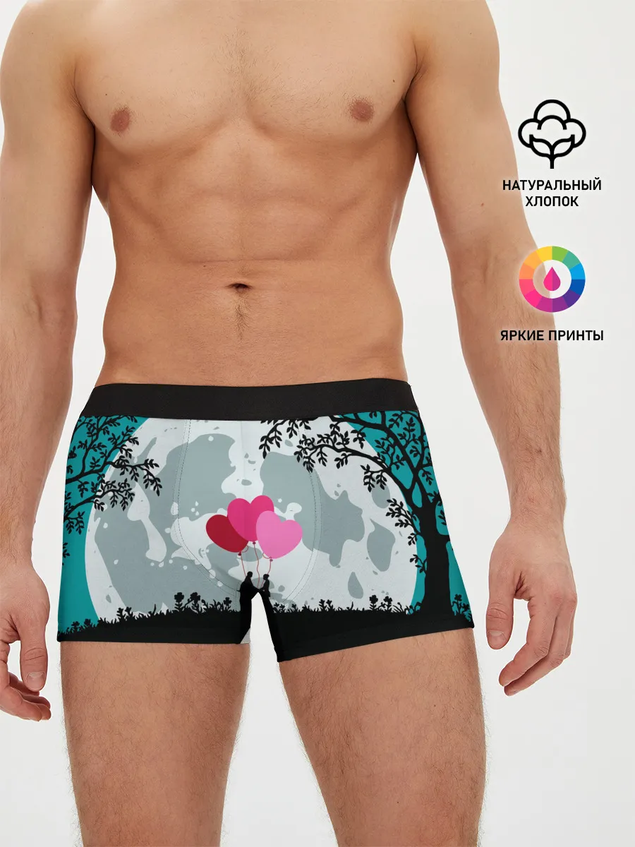 Мужские трусы боксеры / Влюбленная Пара