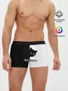 Мужские трусы боксеры / Черный кот