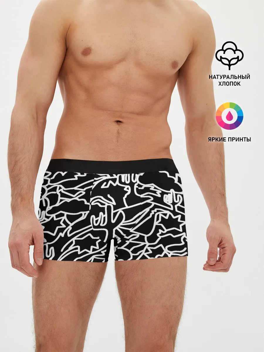 Мужские трусы боксеры / Mexican road