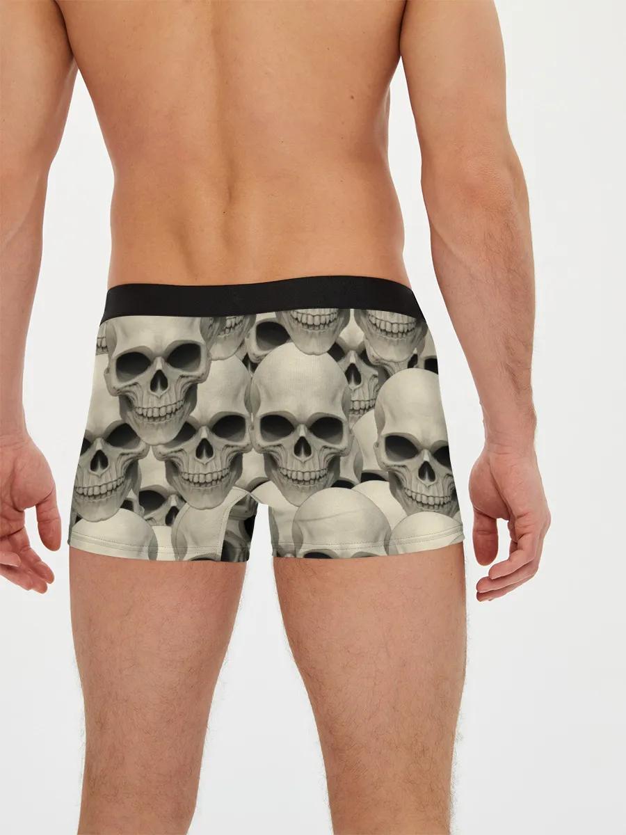 Мужские трусы боксеры / Черепа