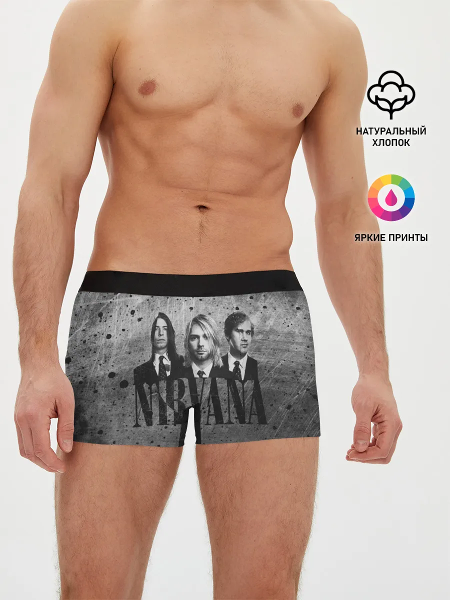Мужские трусы боксеры / Нирвана