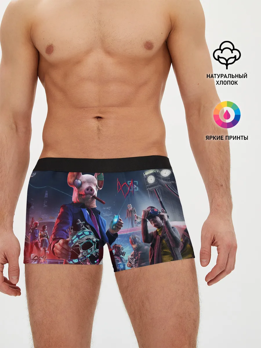 Мужские трусы боксеры / Watch Dogs | Legion