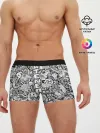 Мужские трусы боксеры / Doodle граффити