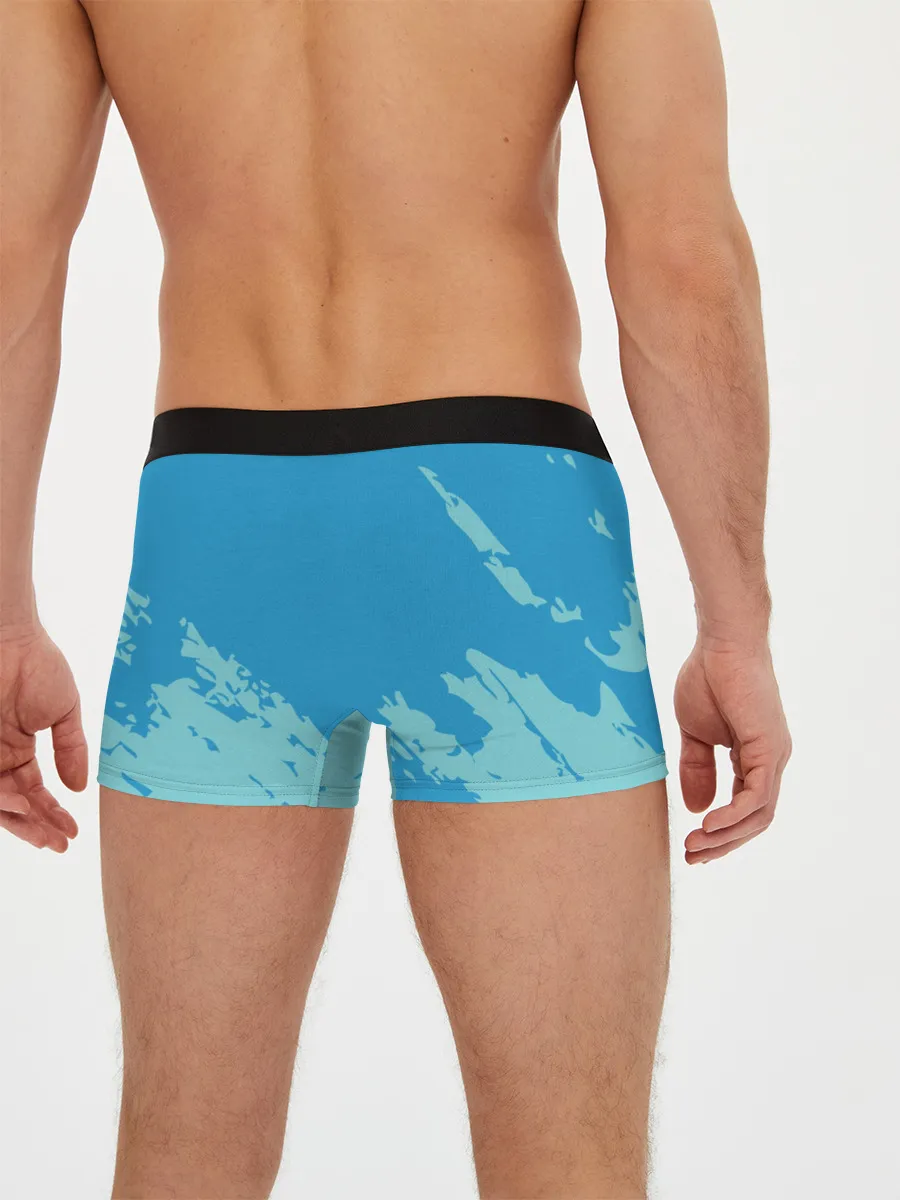 Мужские трусы боксеры / Море. Пальмы. Песок